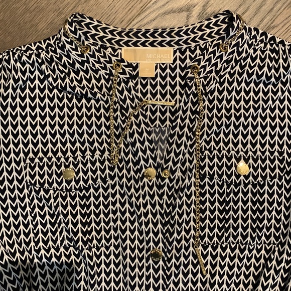 Michael Kors, herringbone, print dress size medium - Picture 13 of 13